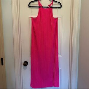 A New Day midi summer dress XL. NWT never been worn. Bright pink!